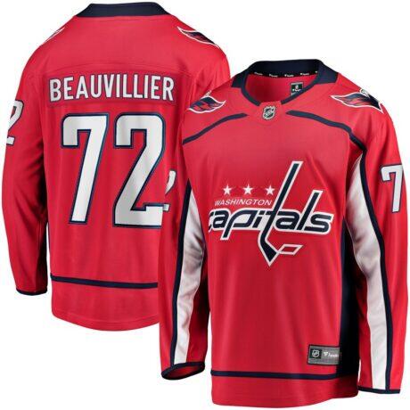 Anthony Beauvillier Washington Capitals Fashion7 Home Breakaway Jersey - Red - Front View