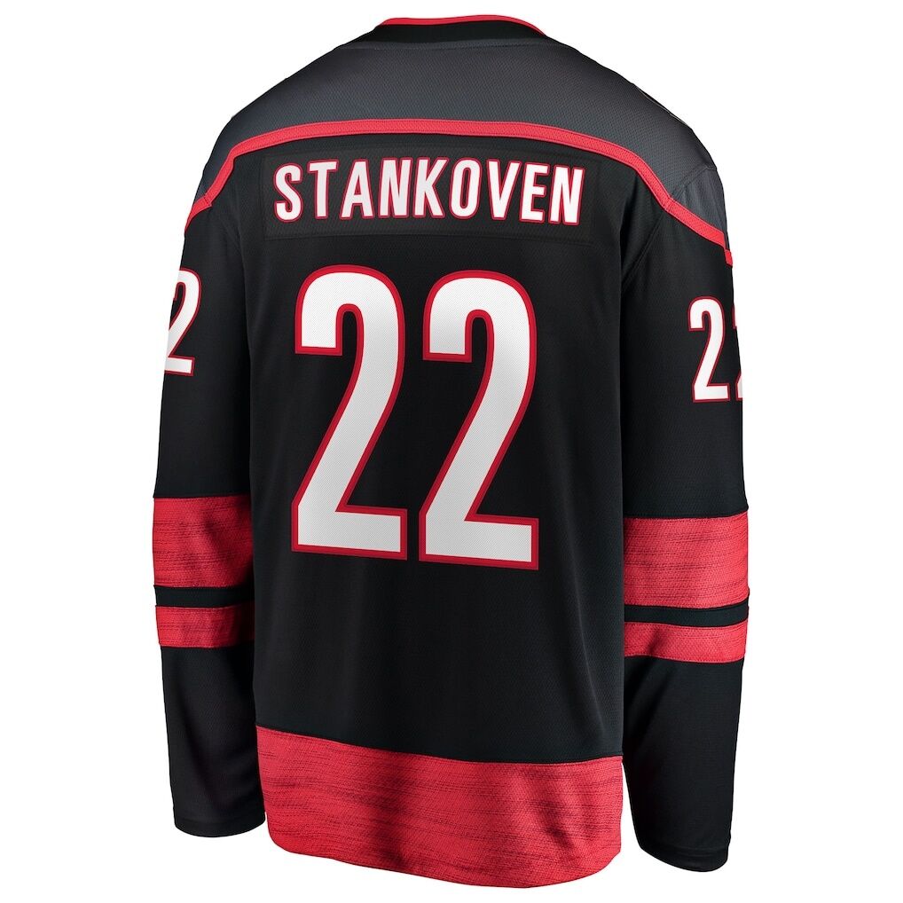 Logan Stankoven Carolina Hurricanes Fashion7 Home Breakaway Jersey