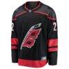 Logan Stankoven Carolina Hurricanes Fashion7 Home Breakaway Jersey - Black - Side View