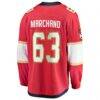 Brad Marchand Florida Panthers Fashion7 Home Breakaway Jersey - Red - Detail View