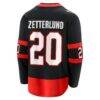 Fabian Zetterlund Ottawa Senators Fashion7 Home Breakaway Jersey - Black - Detail View