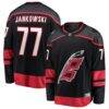 Mark Jankowski Carolina Hurricanes Fashion7 Home Breakaway Jersey - Black - Front View