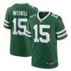 Adonai Mitchell New York Jets Nike Team Game Jersey - - Front View