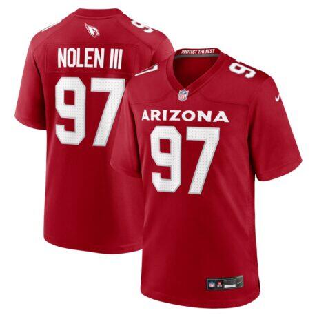 Walter Nolen Arizona Cardinals Nike Game Player Jersey - - Front View