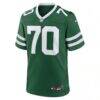 Armand Membou New York Jets Nike Team Game Jersey - Green - Side View