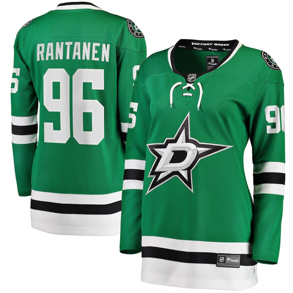 Mikko Rantanen Dallas Stars Fashion7 Women's Home Breakaway Player Jersey - Kelly Green