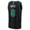 Derrick White Boston Celtics Fashion7 Fast Break Replica Player Jersey - Black - Detail View