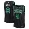 Derrick White Boston Celtics Fashion7 Fast Break Replica Player Jersey - Black - Front View