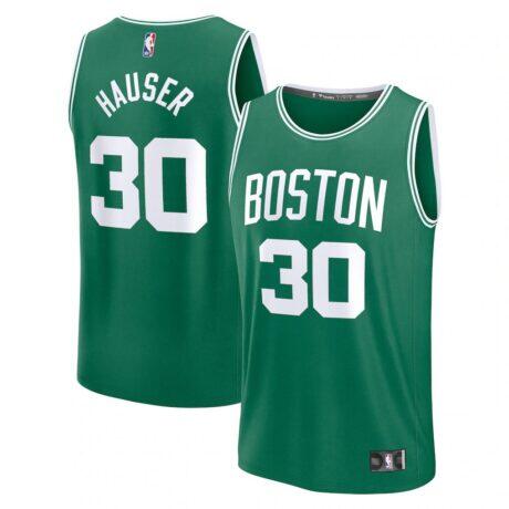 Sam Hauser Boston Celtics Fanatics Fast Break Replica Player Jersey - Icon Edition - - Front View