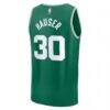 Sam Hauser Boston Celtics Fanatics Fast Break Replica Player Jersey - Icon Edition - - Side View