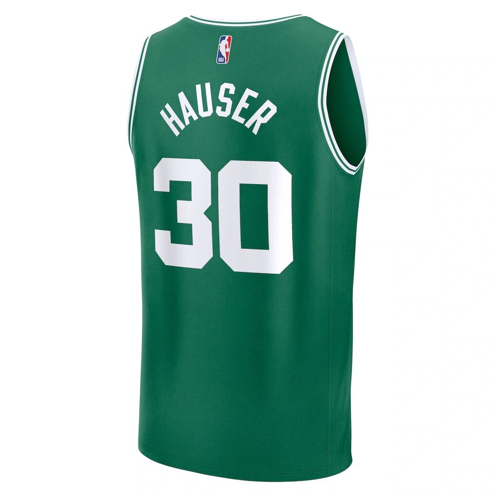 Sam Hauser Boston Celtics Fanatics Fast Break Replica Player Jersey – Icon Edition – Kelly Green