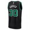 Sam Hauser Boston Celtics Fashion7 Fast Break Replica Player Jersey - Black - Detail View