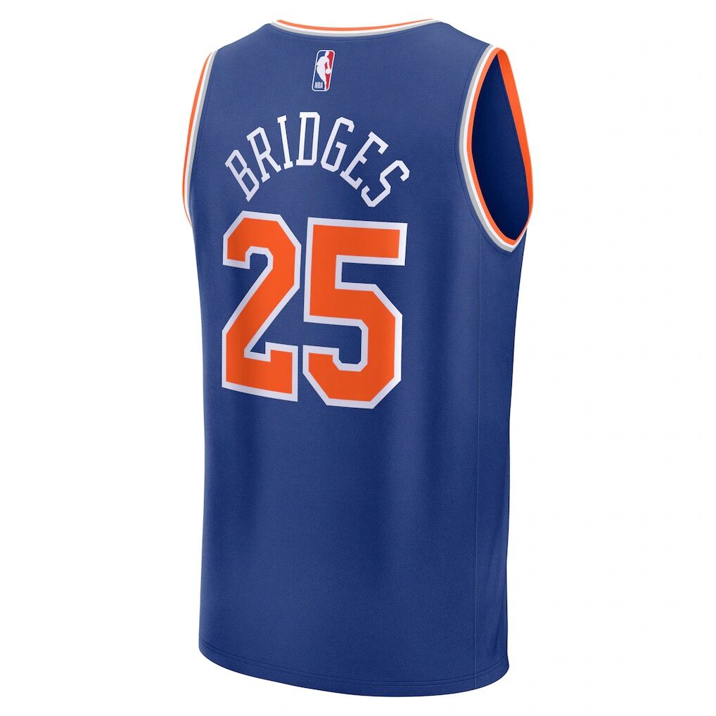 Mikal Bridges New York Knicks Fashion7 Fast Break Replica Player Jersey - Icon Edition