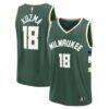 Kyle Kuzma Milwaukee Bucks Fashion7 Fast Break Replica Player Jersey - Icon Edition - - Front View