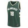 Kyle Kuzma Milwaukee Bucks Fashion7 Fast Break Replica Player Jersey - Icon Edition - - Side View