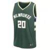 A.J. Green Milwaukee Bucks Fashion7 Fast Break Replica Player Jersey - Icon Edition - - Side View