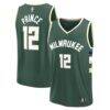 Taurean Prince Milwaukee Bucks Fashion7 Fast Break Replica Player Jersey - Icon Edition - - Front View