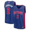 Cade Cunningham Detroit Pistons Fashion7 Fast Break Replica Player Jersey - Blue - Front View
