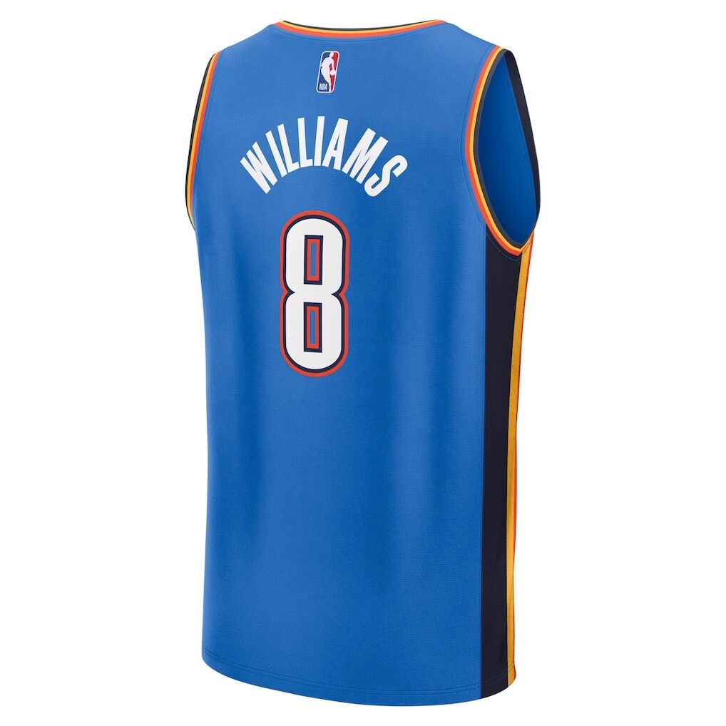 Jalen Williams Oklahoma City Thunder Fashion7 Fast Break Replica Player Jersey - Icon Edition