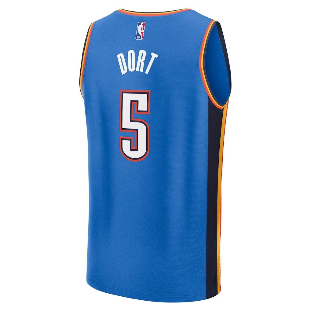 Luguentz Dort Oklahoma City Thunder Fashion7 Fast Break Replica Player Jersey - Icon Edition