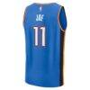 Isaiah Joe Oklahoma City Thunder Fashion7 Fast Break Replica Player Jersey - Blue - Detail View
