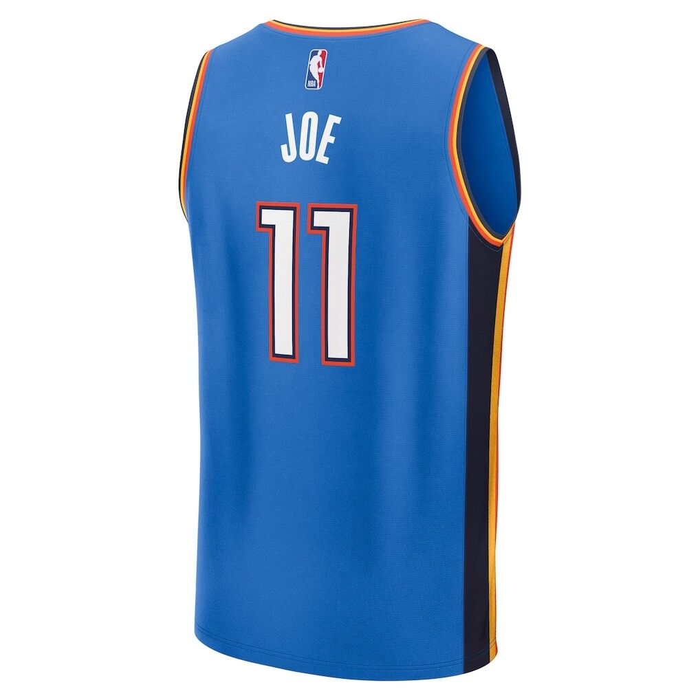 Isaiah Joe Oklahoma City Thunder Fashion7 Fast Break Replica Player Jersey - Icon Edition