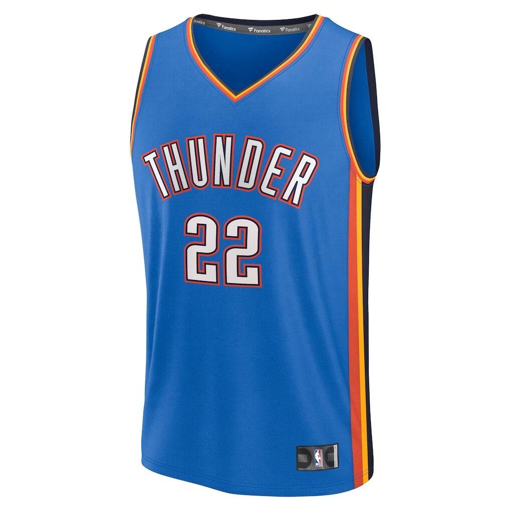 Cason Wallace Oklahoma City Thunder Fashion7 Fast Break Replica Player Jersey - Icon Edition