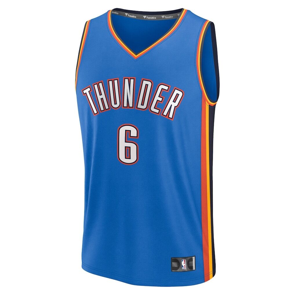 Jaylin Williams Oklahoma City Thunder Fashion7 Fast Break Replica Player Jersey - Icon Edition