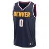 Christian Braun Denver Nuggets Fashion7 Fast Break Replica Player Jersey - Navy - Side View