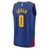 Christian Braun Denver Nuggets Fashion7 Fast Break Replica Player Jersey - Blue - Detail View