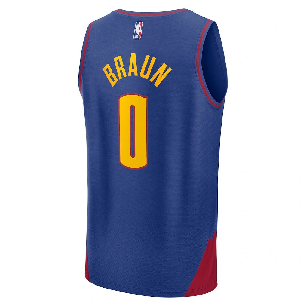 Christian Braun Denver Nuggets Fashion7 Fast Break Replica Player Jersey - Statement Edition