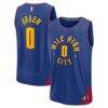 Christian Braun Denver Nuggets Fashion7 Fast Break Replica Player Jersey - Blue - Front View
