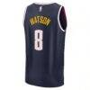 Peyton Watson Denver Nuggets Fashion7 Fast Break Replica Player Jersey - Navy - Detail View