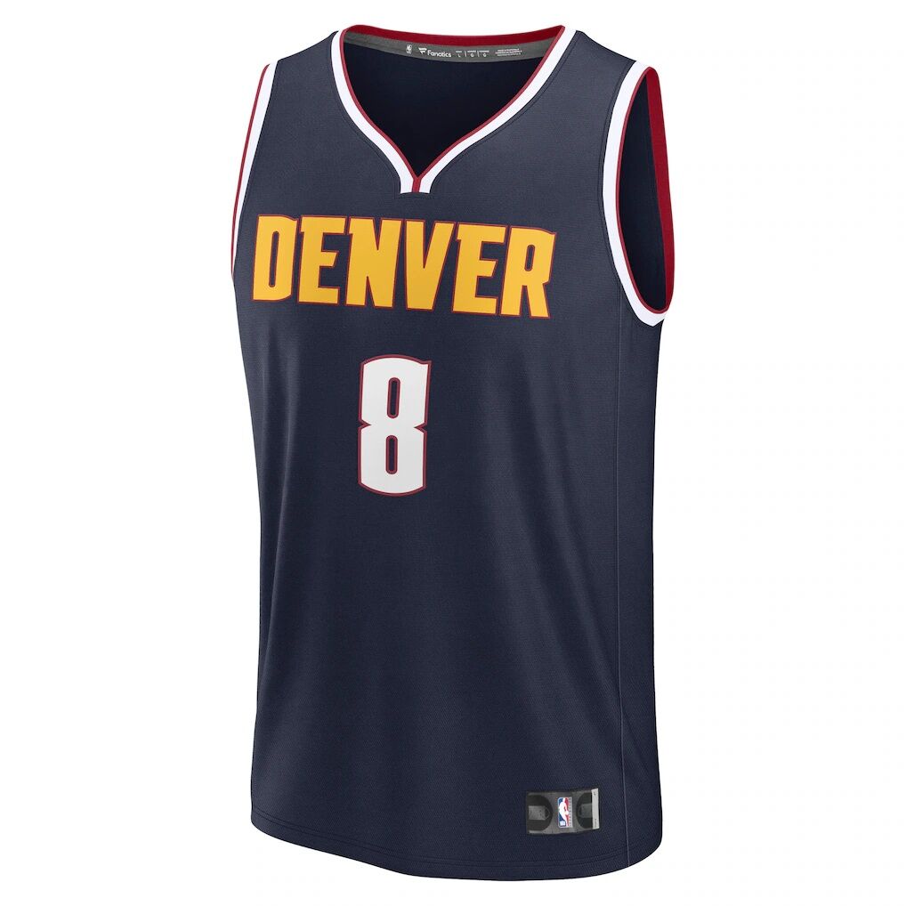 Peyton Watson Denver Nuggets Fashion7 Fast Break Replica Player Jersey - Icon Edition