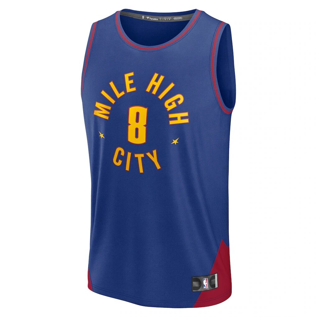 Peyton Watson Denver Nuggets Fashion7 Fast Break Replica Player Jersey - Statement Edition