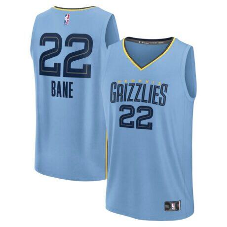 Desmond Bane Memphis Grizzlies Fashion7 Fast Break Replica Player Jersey - Statement Edition - - Front View