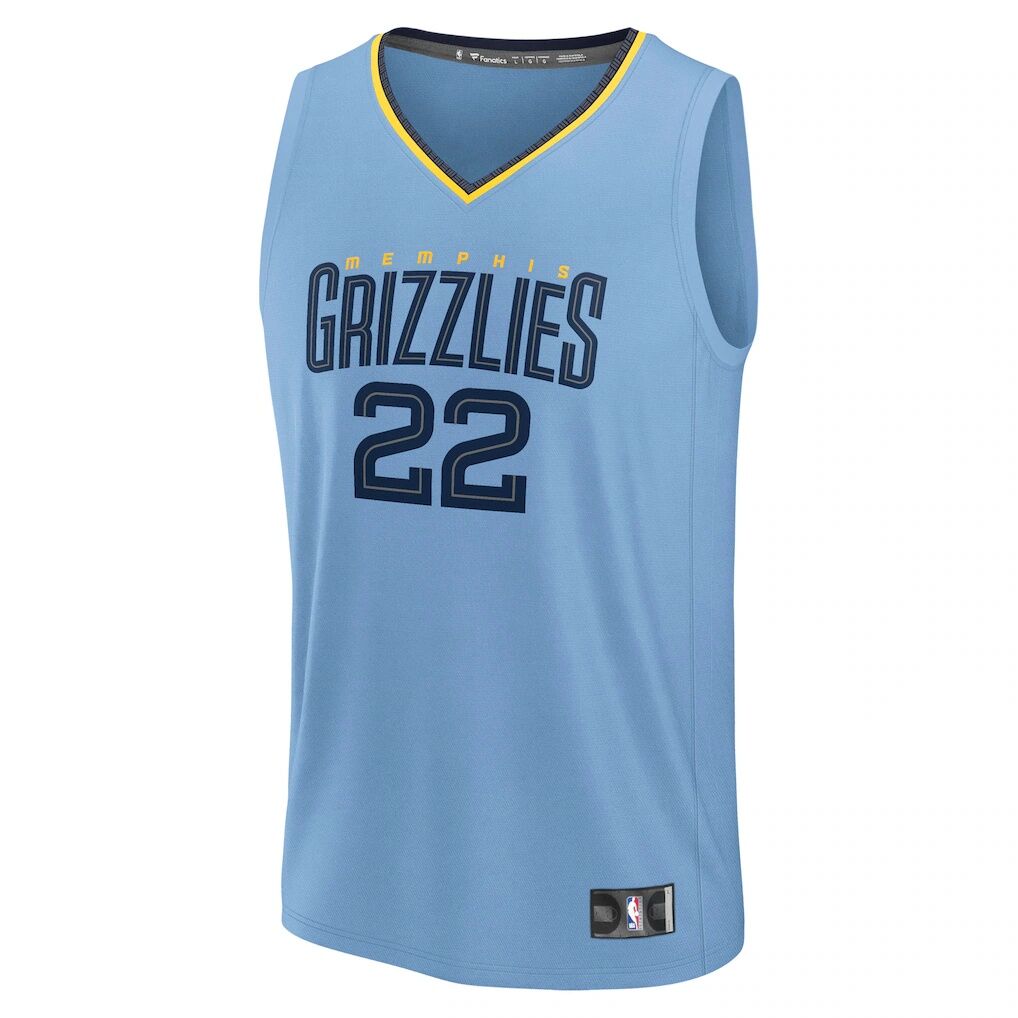 Desmond Bane Memphis Grizzlies Fashion7 Fast Break Replica Player Jersey - Statement Edition - Light Blue