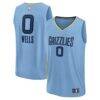 Jaylen Wells Memphis Grizzlies Fashion7 Fast Break Replica Player Jersey - Statement Edition - - Front View