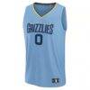 Jaylen Wells Memphis Grizzlies Fashion7 Fast Break Replica Player Jersey - Statement Edition - - Side View