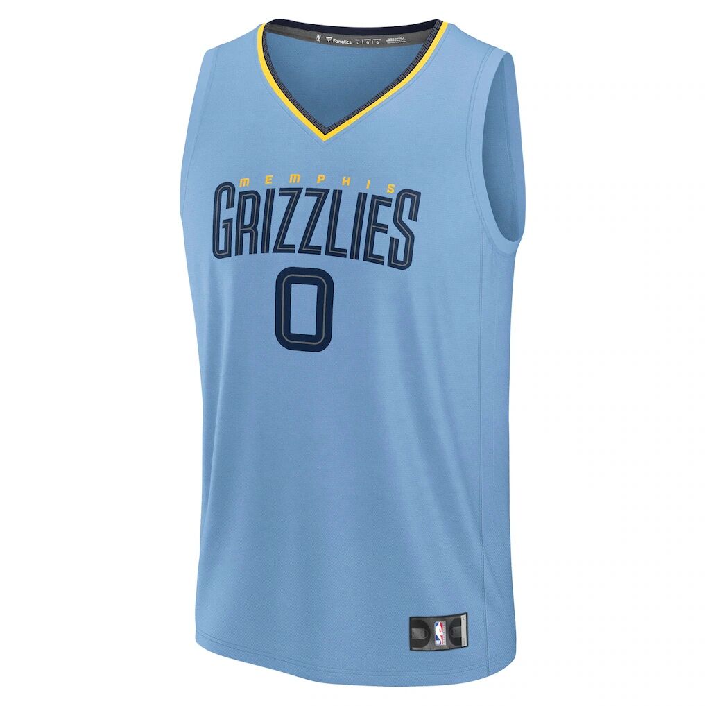 Jaylen Wells Memphis Grizzlies Fashion7 Fast Break Replica Player Jersey - Statement Edition - Light Blue