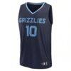 Luke Kennard Memphis Grizzlies Fashion7 Fast Break Replica Player Jersey - Navy - Side View