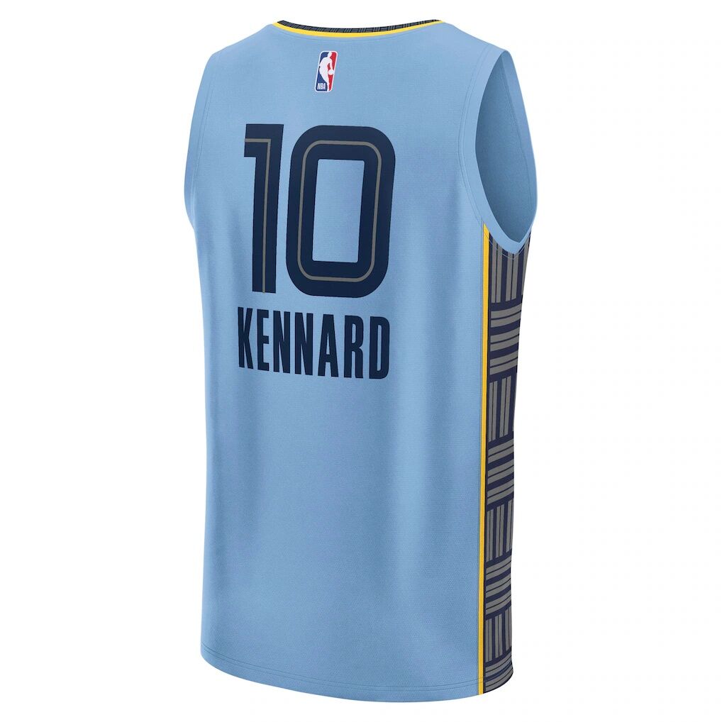 Luke Kennard Memphis Grizzlies Fashion7 Fast Break Replica Player Jersey - Statement Edition - Light Blue
