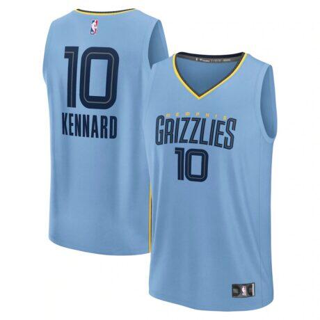 Luke Kennard Memphis Grizzlies Fashion7 Fast Break Replica Player Jersey - Statement Edition - - Front View
