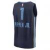 Scotty Pippen Jr. Memphis Grizzlies Fashion7 Fast Break Replica Player Jersey - Navy - Detail View