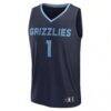 Scotty Pippen Jr. Memphis Grizzlies Fashion7 Fast Break Replica Player Jersey - Navy - Side View