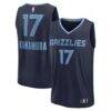 Yuki Kawamura Memphis Grizzlies Fashion7 Fast Break Replica Player Jersey - Navy - Front View