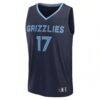 Yuki Kawamura Memphis Grizzlies Fashion7 Fast Break Replica Player Jersey - Navy - Side View