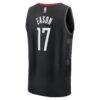 Tari Eason Houston Rockets Fashion7 Fast Break Replica Player Jersey - Black - Detail View