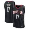Tari Eason Houston Rockets Fashion7 Fast Break Replica Player Jersey - Black - Front View