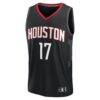 Tari Eason Houston Rockets Fashion7 Fast Break Replica Player Jersey - Black - Side View